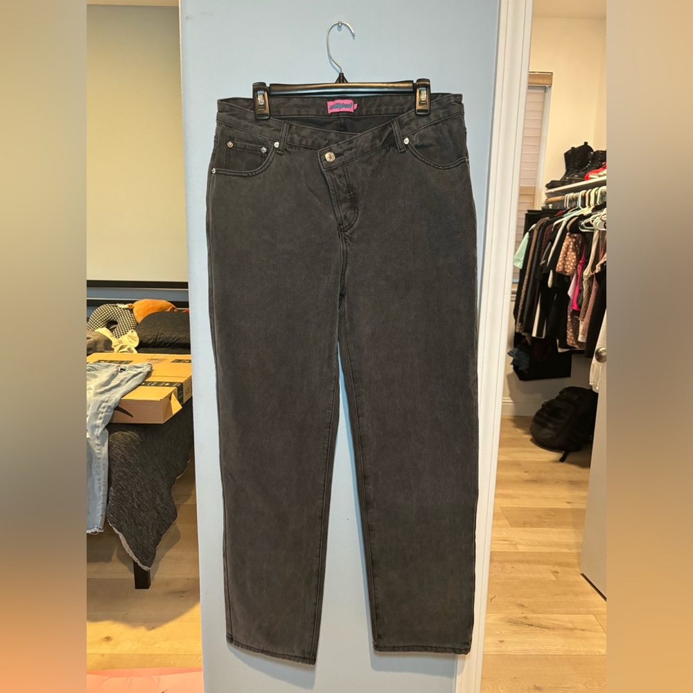 Edited Cross Over Mom Jeans